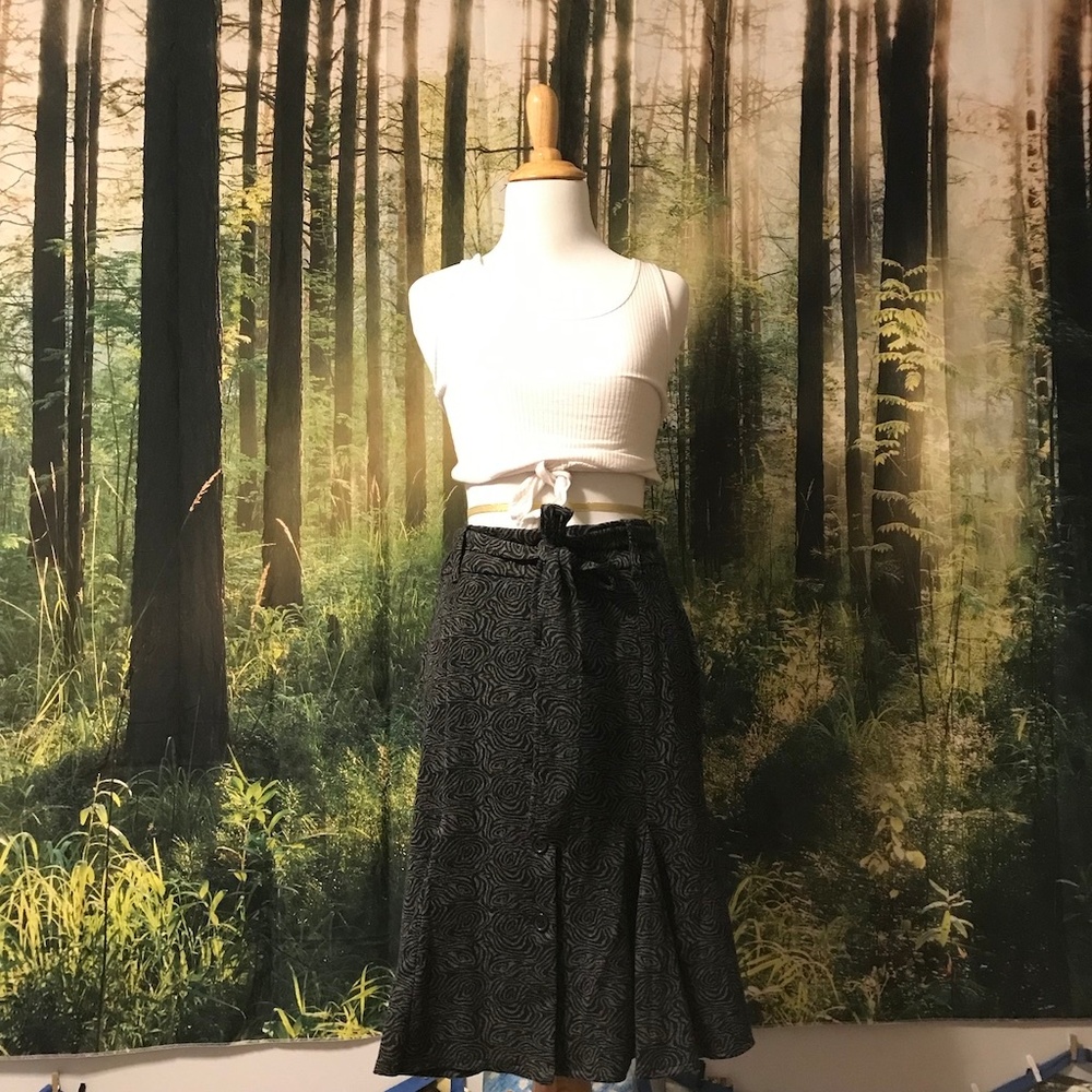 Vintage Garfield & Marks Rose boho skirt